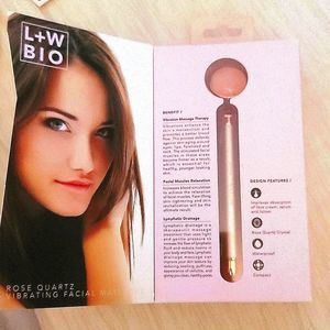 L+W BIO Rose Quartz Vibrating Facial Tool *1 left*